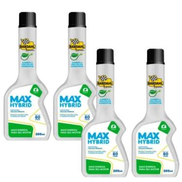 Imagem de Kit 4 Aditivo Promax Bardahl Max Hybrid Para Veículo Híbrido 200ml