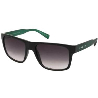 Imagem de Óculos Solar Evoke For You Ds12 Br01 Preto Brilho Lente Cinza Degradê,