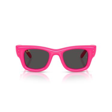 Imagem de Óculos de Sol Ray-Ban Wayfarer Puffer 0RB4940 683287 Tam 47 / Rosa - Lentes Preto