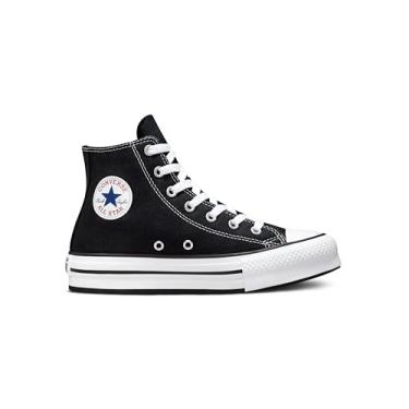 Imagem de Converse Tênis feminino Chuck Taylor All Star 2018 Seasonal High Top, Preto/branco, 18