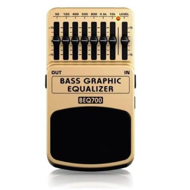 Imagem de Pedal Equalizador para Contrabaixo Behringer BEQ700 Bass Graphic Equal