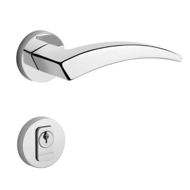 Imagem de Fechadura Externa Flexa 55mm Cromado - 43-2444 - Lockwell Fechadura Externa Flexa 5500 Cromado - 43-2444 - Lockwell