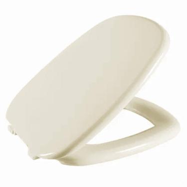 Imagem de Assento Sanitário Amarilis Bege Claro Vaso Fiori Almofadado