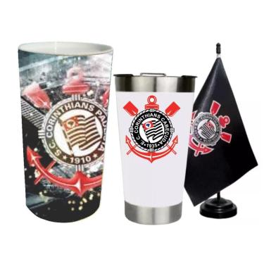 Imagem de Copo Térmico com Tampa e Abridor Time - Kit Presente