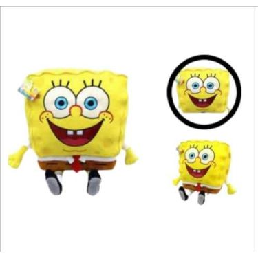 Imagem de Pelúcia Bob Esponja 30 CM Desenho Infantil Antialérgico - Soberana Bri