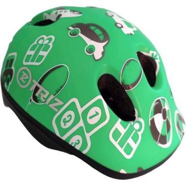 Imagem de Capacete BABY /VERDE DESENHO - Triz