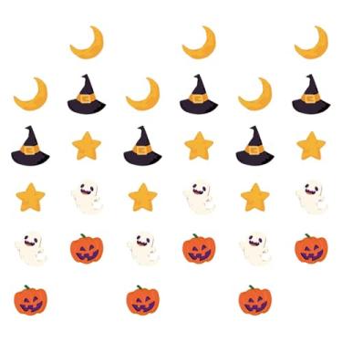 Imagem de Nishiyuenyi Tema de faixa pendurada para festa de Halloween, lembrancinhas para decoração de parede, bandeirinhas de Natal para escritório, Abóbora