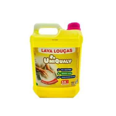 Imagem de Detergente Neutro Uniqualy Lava Louças 5L