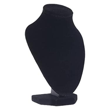 Imagem de Generic Busto de Manequim de Colar, Decoração Elegante Portátil, Suporte de Exibição de Colar Seguro para Loja para Joalheiro
