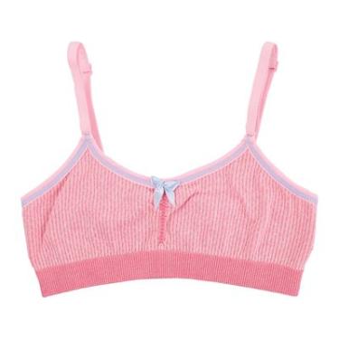 Imagem de Sutiã Infantil sem Costura Canelado F4005 DelRio Chiclete GG