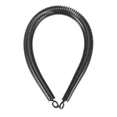 Imagem de HARFINGTON Dobrador de tubo de mola de PVC 16,3 mm OD 380 mm de comprimento tipo B mola de dobra de tubo para dispositivos de dobra de tubos em energia hidráulica doméstica, preto