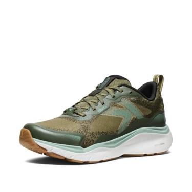 Imagem de KEEN Tênis feminino Leiki impermeável para caminhada, Musgo de inverno/verde granito, 35