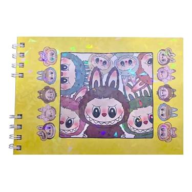 Imagem de Caderno de Desenho Capa Dura A5 48 Folhas 180g – Papel Grosso para Esboço, Ilustração e Aquarela Leve (Amarelo)