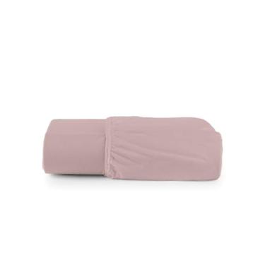 Imagem de Lençol com Elástico Malha 100% Algodão Avulso (Rose, Queen)