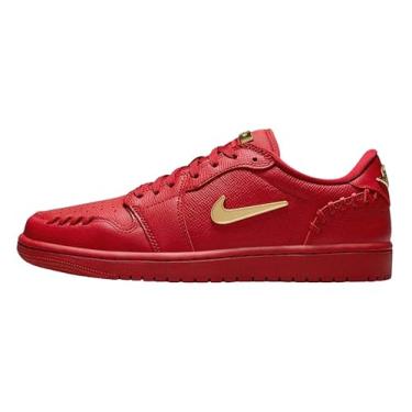 Imagem de Tênis feminino Air Jordan 1 Low Method of Make 'Gym Red/Metallic Gold' (FN5032 607), Vermelho/dourado metálico, 35