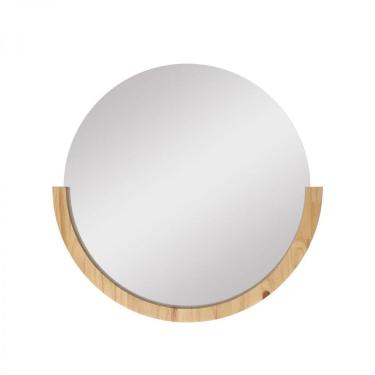 Imagem de Espelho Decorativo Midle Pinus 50Cm Redondo