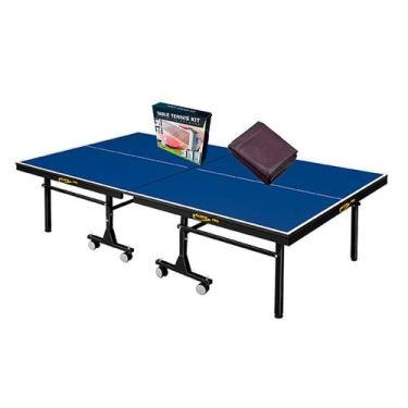 Imagem de MESA PING PONG MDF 25mm 1008 KLOPF + Kit Completo 5091 + Capa