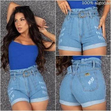 Imagem de Short jeans com cinto - AWMF, 42