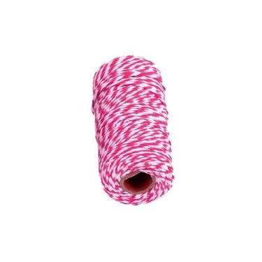 Imagem de Fio Barbante Pink e Branco (100 metros) ArtLille