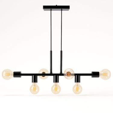 Imagem de Pendente Rubis Aluminio Teto E27 7 Luzes Lumini Lab