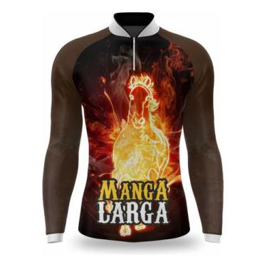 Imagem de Camisa Infantil Cavalo Cavalgada Camiseta Agro Proteção Uv50 - Vaqueja