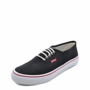 Imagem de Tênis Masculino Lejon REF: LJVU0259 LONA, 42, Preto