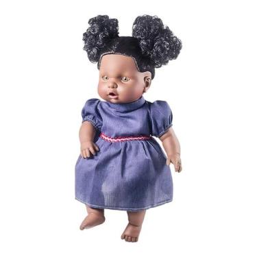 Imagem de Boneca Girls Jeans Cantigas De Roda Musica Negra Milk - Milk Brinquedo