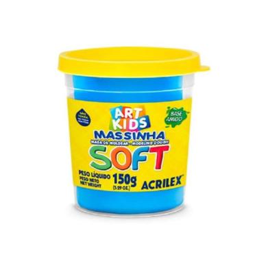 Imagem de Massa de Modelar SOFT - AZUL - 150g - ACRILEX