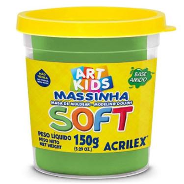 Imagem de Massa de Modelar Soft Acrilex Verde 150g