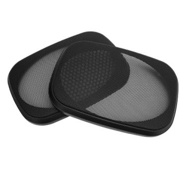 Imagem de Cryfokt Pacote de 2 Capas de Grade de Alto-falante de Malha de Metal, Anéis Decorativos de Alto-falante Protetores e Elegantes para Home Theater, Carro, Barco