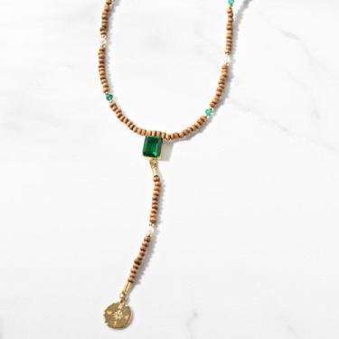 Imagem de Colar Masculino Terço Woody Ocre - Fabiana Haverroth