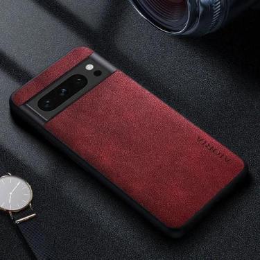 Imagem de Capa De Telefone De Couro Luxuosa Para Google Pixel Estilo Retro Cor S