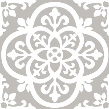 Imagem de Adesivos de azulejo Loriyboe Grey Collection 15x15cm, conjunto de 12 p