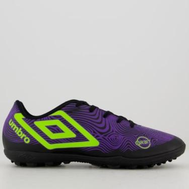Imagem de Chuteira Society Umbro Orbit Masculino (Roxo, BR, Adulto, Numérico, 43)