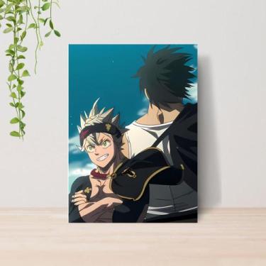 Imagem de Quadro Black Clover Anime A4  Placa MDF 11 - Lomi Art