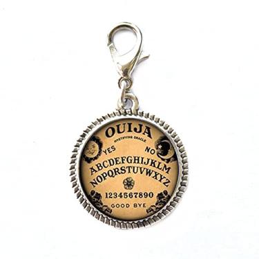 Imagem de Puxador de zíper Ouija, perfeito para colares, pulseiras, chaveiros e brincos, berloque planejador, berloque, ouija, joias feitas à mão