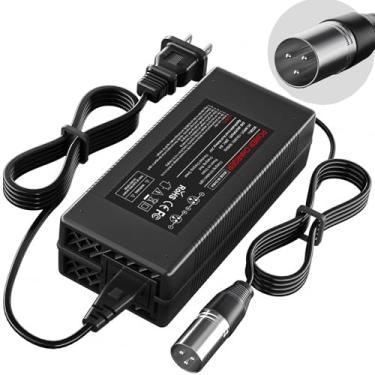 Imagem de Carregador de bateria de 24 V, carregador rápido de 5 A (conector XLR macho de 3 pinos) compatível com Pride Mobility, Jazzy Power Chair, Lakematic, Golden Technologies, ShopRider, Go-Go Elite