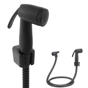 Imagem de Ducha Higienica Mangueira Banheiro Fosco Chuveirinho Completa Suporte Box Flexivel Casa Lavabo