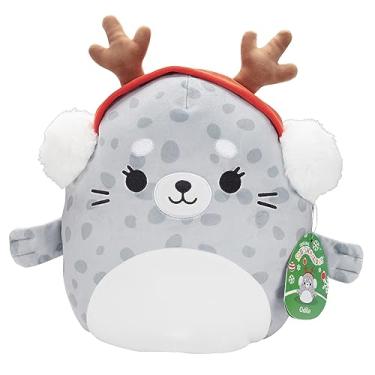 Imagem de Squishmallows 10" Odile The Spotted Seal Plush - Official Kellytoy New 2023 Christmas Plush - Cute and Soft Holiday Stuffed Animal Toy - Great Gift for Kids