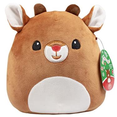 Imagem de Squishmallow 8" Rudolph The Red Nosed Reindeer - Christmas Official Kellytoy - Cute and Soft Holiday Plush Stuffed Animal - Great Gift for Kids