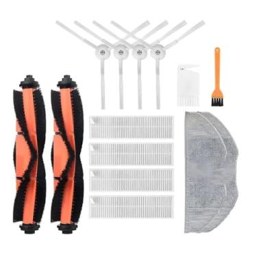 Imagem de New Main Brush Side Brush Filter Kits Compatible With Xiaomi Mijia G1 MJSTG1 Vacuum Cleaner Vacuum-Mop Essential(Burgundy)