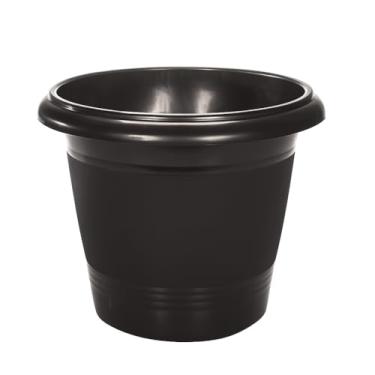 Imagem de Vaso Plástico 3,8l Redondo Preto Jardim Horta Plantas