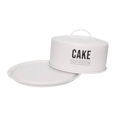 Imagem de Boleira Cúpula Bolo 28,5Cm Cake Tampa E Alça Manhattam Aço