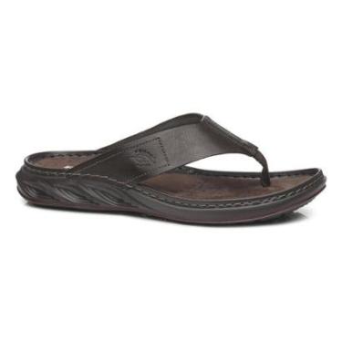 Imagem de Chinelo Pegada 134103-04 Couro Legítimo Anatomico Masculino-Masculino