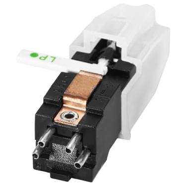 Imagem de Chewtoyo Cartucho de toca-discos com agulha dupla, caneta para toca-discos de vinil, pontas de rubi e safira, áudio de alta fidelidade, compatibilidade universal