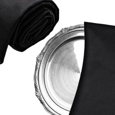 Imagem de LECEHIVO 2 peças 2 jardas pano de prata antimanchas 2 x 1 m preto luxo joias de prata pano de polimento para armazenamento talheres de ourives
