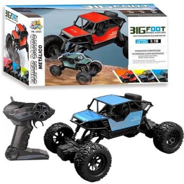 Imagem de Super Carro Jipe Big Foot 1:16 Controle Sem fio Recarregável - Toy Kin
