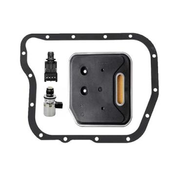 Imagem de A500 A518 A618 46RE 47RE 48RE Transdutor de solenoide de pressão do regulador de transmissão com kit de junta de filtro adequado para Dakota Dodge Ram 1500/2500/3500 para Jeep Grand Cherokee