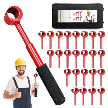 Imagem de Door Hinge Adjustment Tool Kit Door Gap Adjustment Tool for Precise Hinge Gap Adjustment Upgraded Hinge Gap Adjusting Wrench for Installation and Repair of Residential and Commercial-15