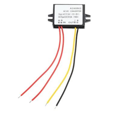Imagem de SPYMINNPOO Regulador de Tensão AC DC 12V 24V a 5V Módulo de Fonte de Alimentação Com Proteção contra Sobretensão IP67 à Prova d'água para Tela do Carro Câmera Ventilador Motor Roteador Alta (#02)